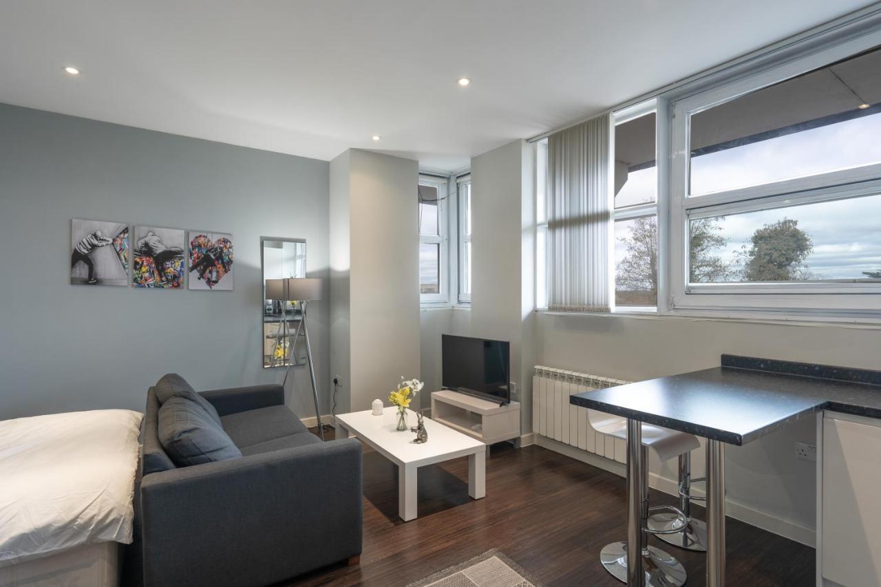 Superb Studio Apartment Londra Exterior foto